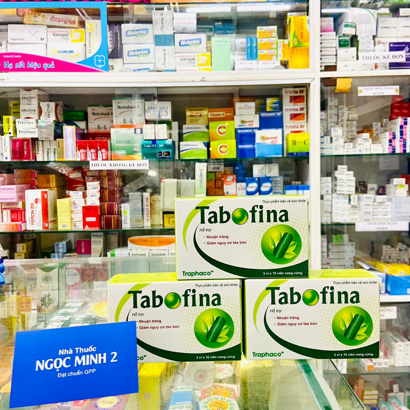 ✅  Tabofina  hỗ trợ nhuận tràng giảm nguy cơ táo bón