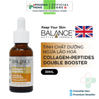 Serum balance collagen + peptides double booster ngừa lão hoá, giảm nếp nhăn 30ml