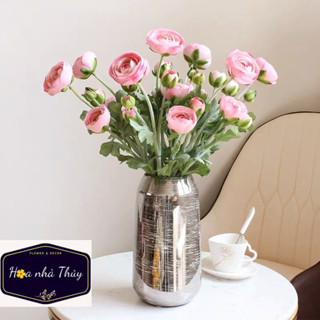 Hoa trà mao lương giả loại cành 5 bông- Hàng cao cấp