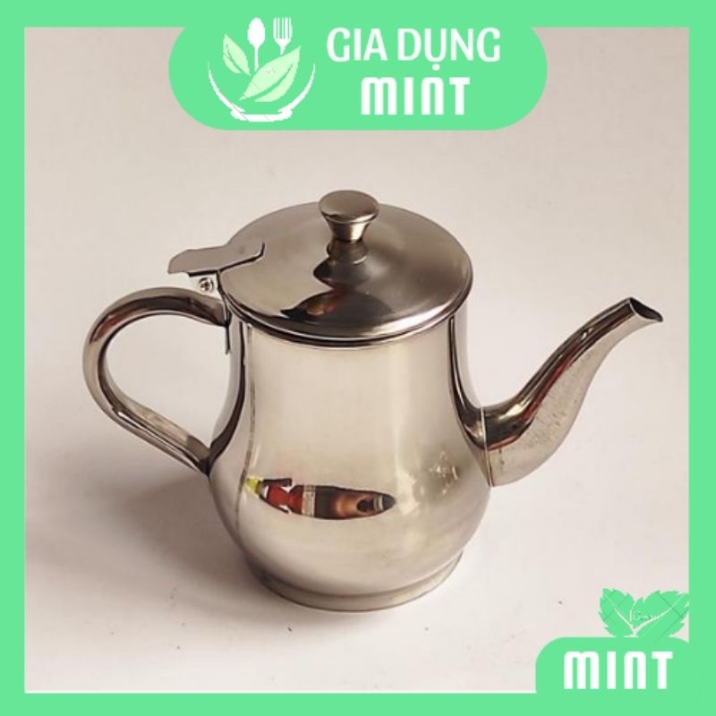 Ấm pha Trà Inox, Bình Trà Cà Phê Cao Cấp 400ml