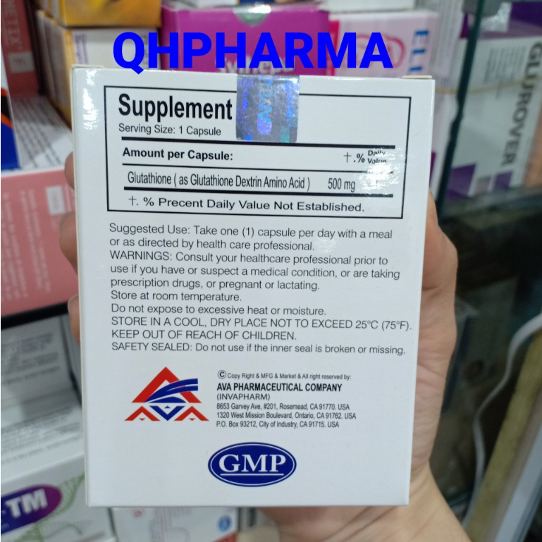 Viên uống PROVINI GLUTATHIONE hộp 30 viên giúp trắng da,chống lão hóa,duy trì tuổi trẻ