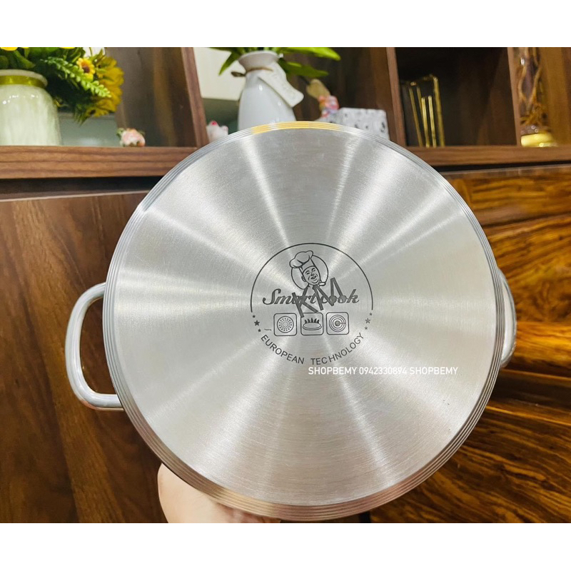 Nồi Inox 304 - 5 đáy  Elmich size 24cm, 20cm , 16cm