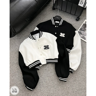 Áo Khoác Bomber Croptop Ce lin L1