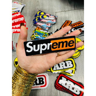 Tem dán chữ Superme siêu đẹp