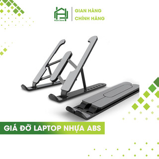 Giá đỡ laptop ipad chống đau lưng mỏi cổ, kệ đỡ máy tính nhựa ABS cao cấp tản nhiệt macbook gấp gọn tiện lợi