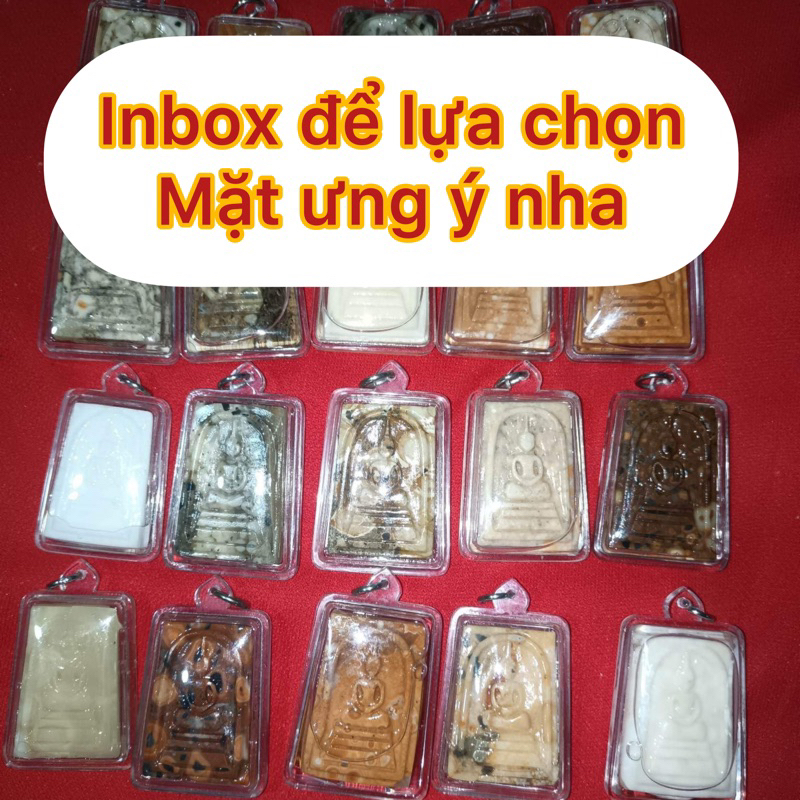 Đá Thánh Tích, đá tâm linh, mặt day chuyền Somdej