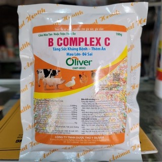 Gói cốm BCOMPLEX C 100g bổ sung vitamin giúp tăng sức đề kháng, thèm ăn, mau lớn, đẻ sai dùng cho thú cưng
