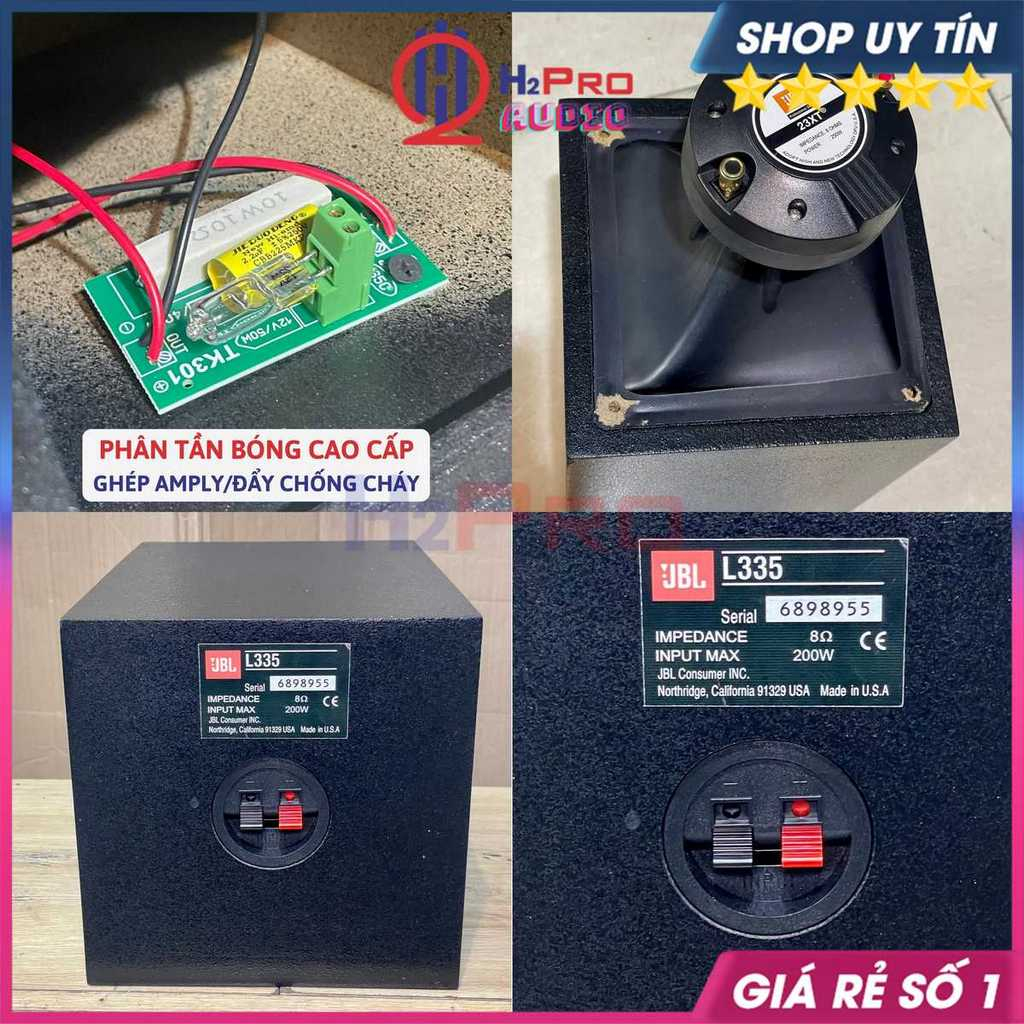 Loa Treble Rời JBL ST310 - L335 200W, Loa Tép Kèn Titan 350 Phân Tần Bóng - Vỏ Gỗ Sang Trọng  - H2Pro Audio