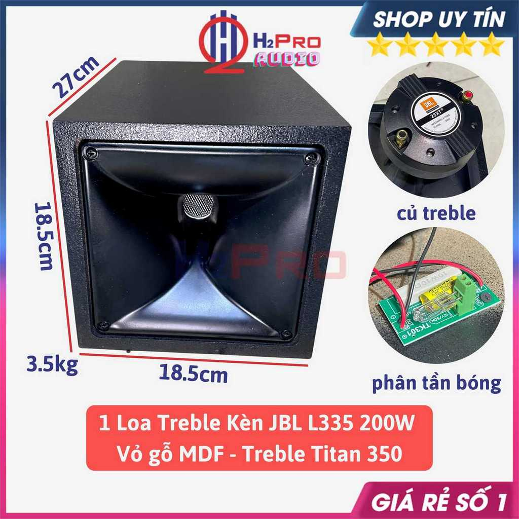 Loa Treble Rời JBL ST310 - L335 200W, Loa Tép Kèn Titan 350 Phân Tần Bóng - Vỏ Gỗ Sang Trọng  - H2Pro Audio