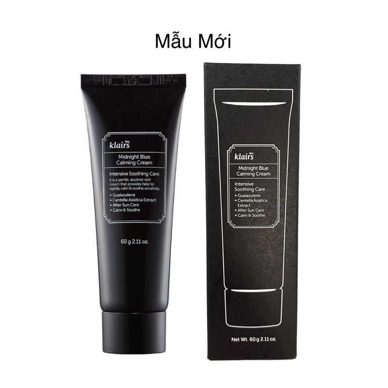 Combo Serum + Kem Dưỡng Phục Hồi Da Dear Klairs Midnight Blue Mẫu Mới