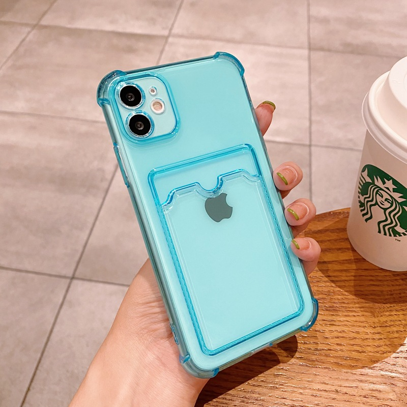 Ốp lưng Samsung dạng ví có ngăn đựng thẻ ảnh trong suốt chống sốc  A71-A72-A24-A02S-A03S-A53-A51-A10-A12-A21S-A50-A30