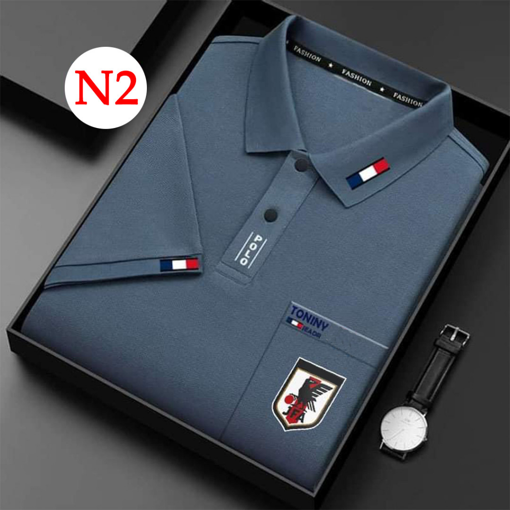 Mẫu 13 , Áo PoLo Họa Tiết Hoa Văn Tay Ngắn In Hình Phong Cách Mỹ , Chất Liệu Vải Mát , Thời Trang Mùa Hè Dành Cho Nam