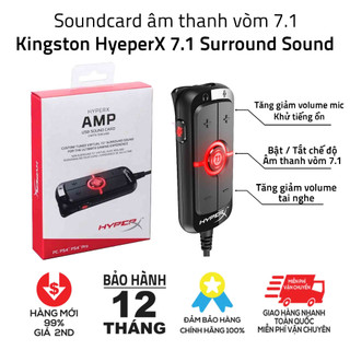 Sound Card Âm Thanh Kingston HyperX Amp Virtual 7.1 Surround - card âm thanh 7.1