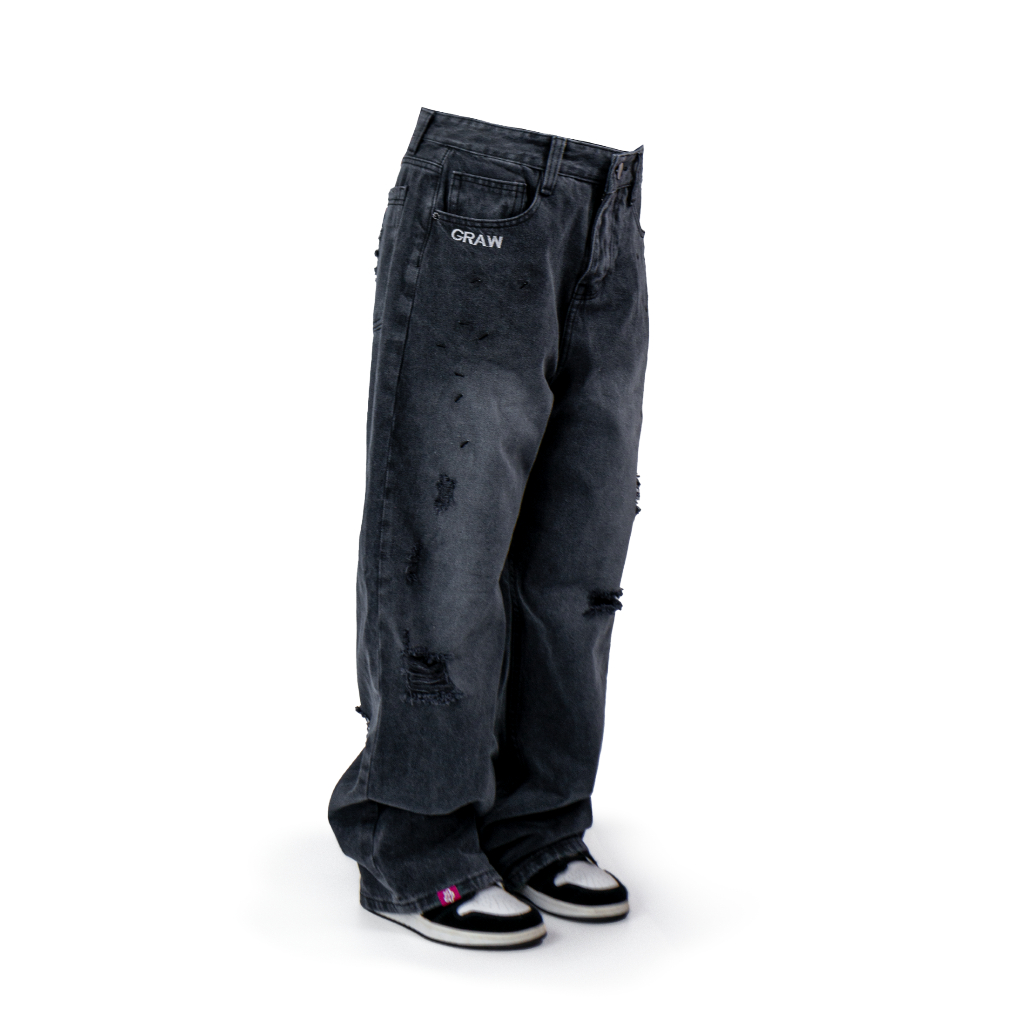 Quần Jean MiniPocket Ripped Graw