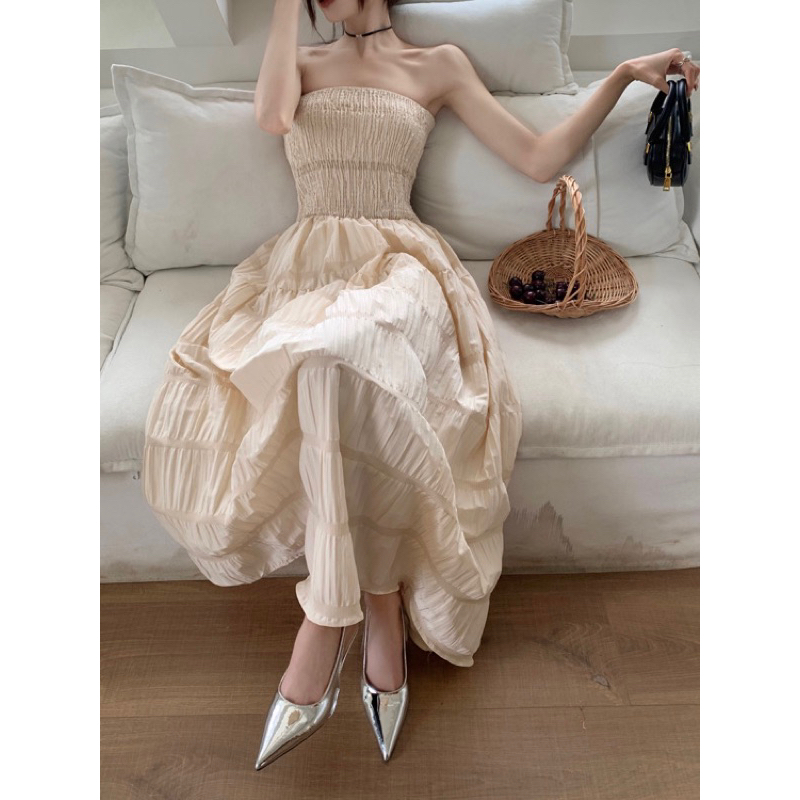 Váy Quây Maxi Dài Mặc Đi Du Lịch Đi Biển