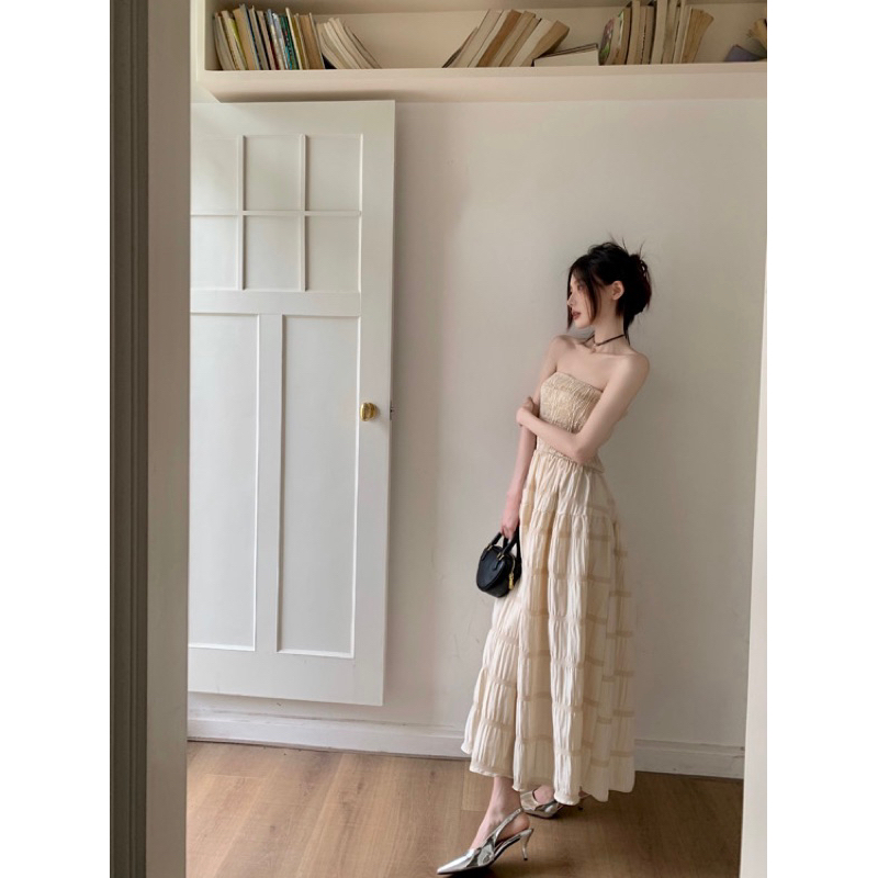 Váy Quây Maxi Dài Mặc Đi Du Lịch Đi Biển