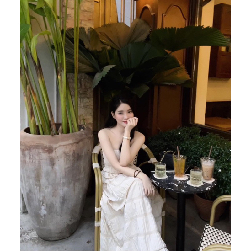 Váy Quây Maxi Dài Mặc Đi Du Lịch Đi Biển