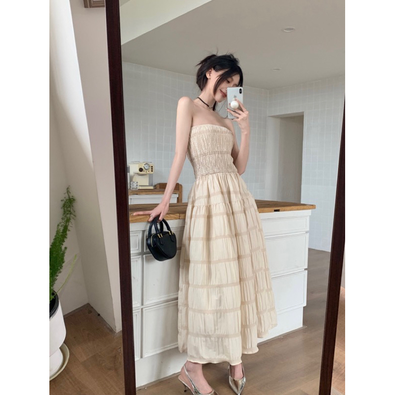 Váy Quây Maxi Dài Mặc Đi Du Lịch Đi Biển