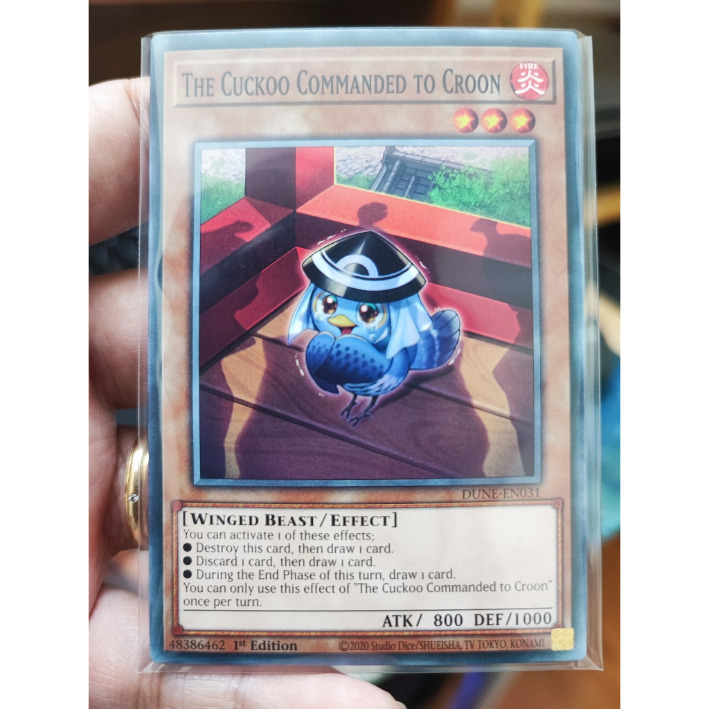 1 lá thẻ bài The Cuckoo Commanded to Croon - DUNE-EN031 - Common 1st Edition