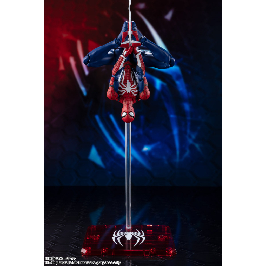 Mô Hình Spider Man PS4 SHF Có Khớp 16 cm