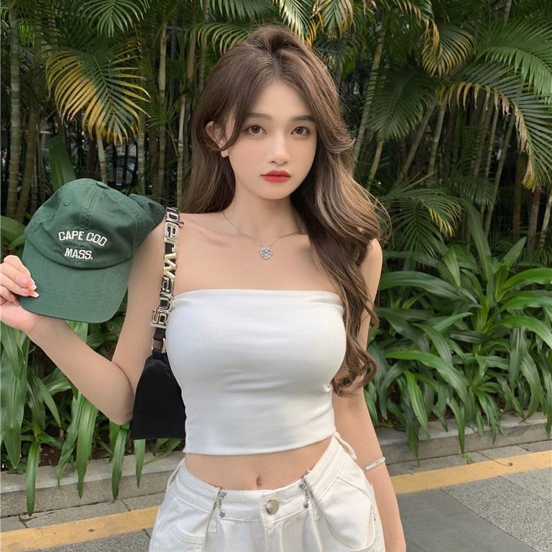 Áo Ống Croptop Thun Gân - Áo Quây Bra Trơn Basic Siêu Hot Siêu Sexy AT2 Hot