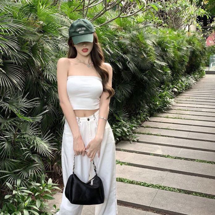 Áo Ống Croptop Thun Gân - Áo Quây Bra Trơn Basic Siêu Hot Siêu Sexy AT2 Hot