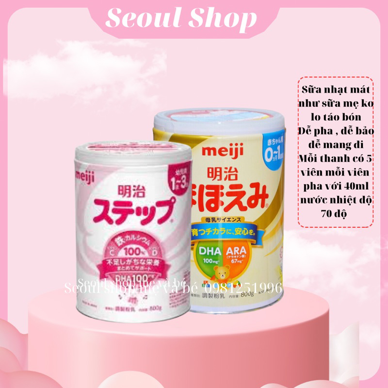 Sữa meiji nội địa nhật 800g