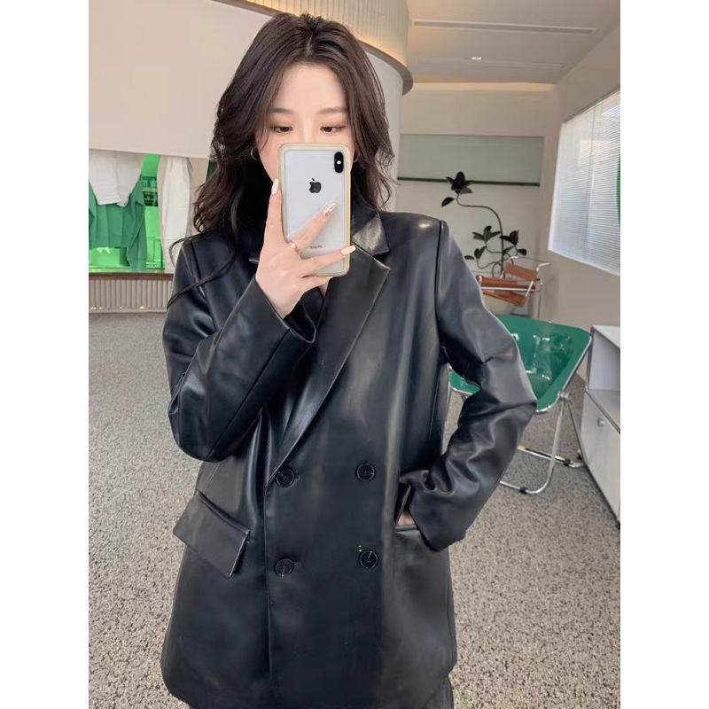 Áo Blazer Da Fom To Rộng Unisex