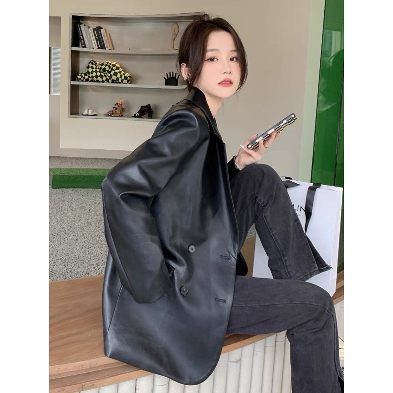 Áo Blazer Da Fom To Rộng Unisex