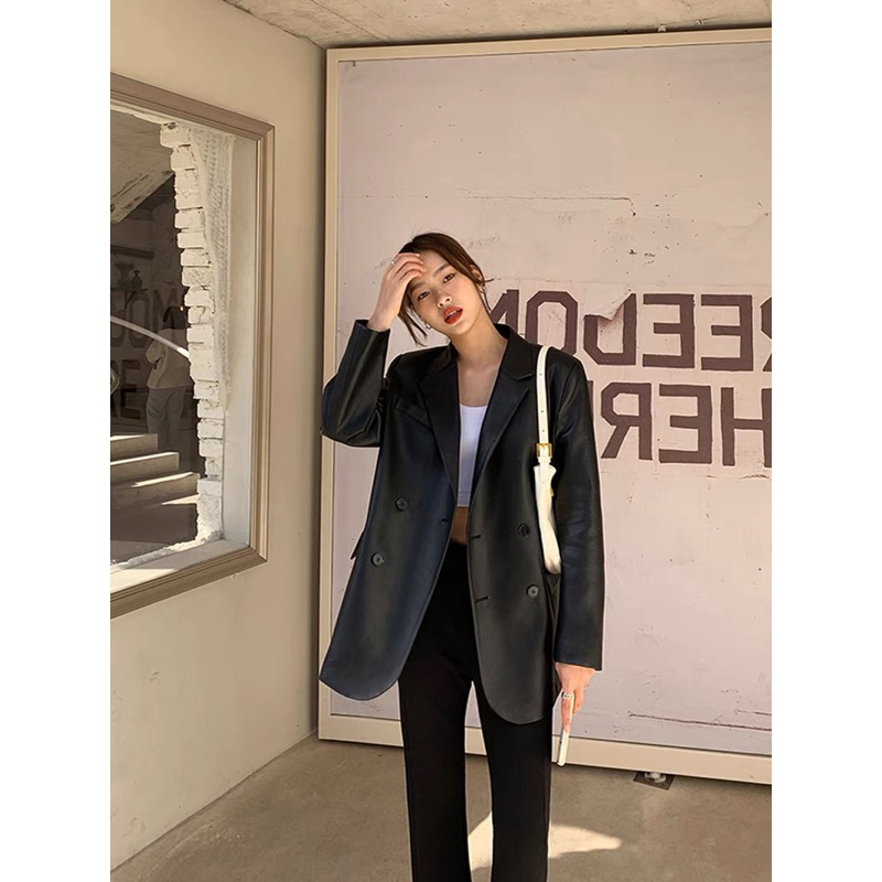 Áo Blazer Da Fom To Rộng Unisex