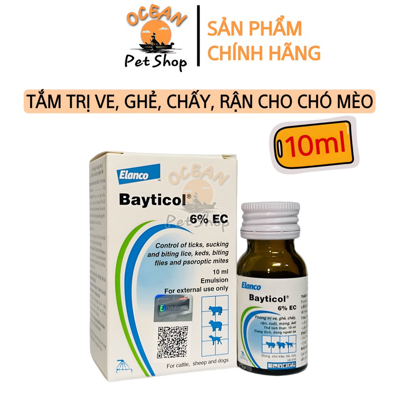 Bayer Bayticol - Thuốc pha tắm diệt ve, bọ chét trên chó