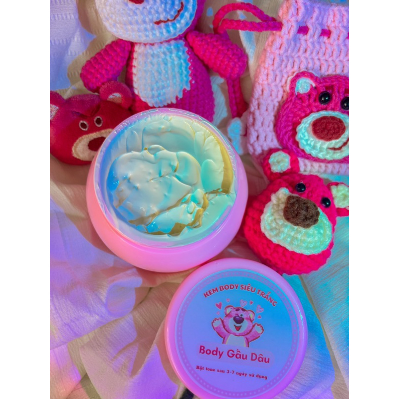 Kem body Gấu Dâu 200gram
