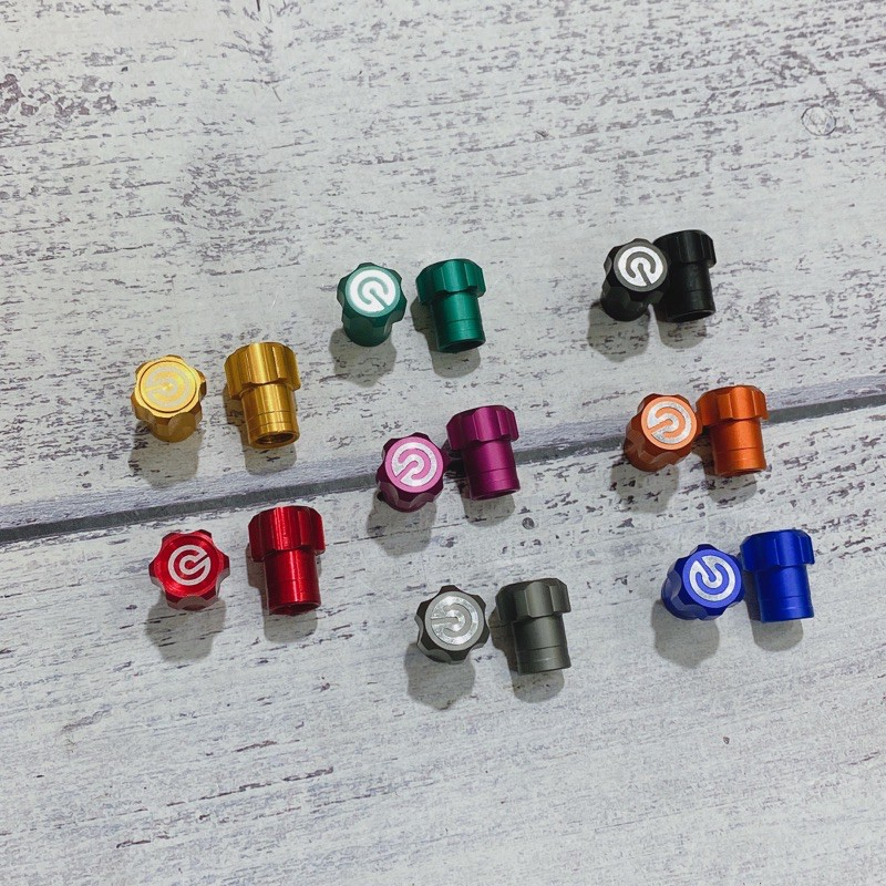 "Cặp Cao su Màu+ nắp Van vòi gắn Xe máy , Oto"