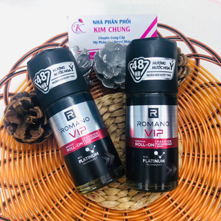 Lăn khử mùi Romano Vip Platium hương nước hoa Viision, Passion 50ml
