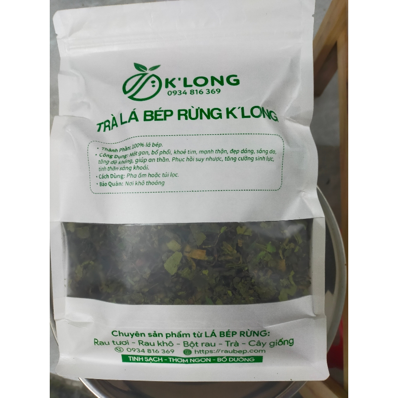 TRÀ LÁ BÉP RỪNG K'LONG - Túi 300gram