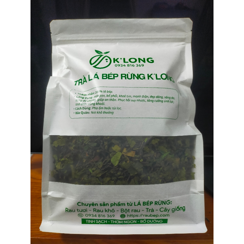 TRÀ LÁ BÉP RỪNG K'LONG - Túi 300gram