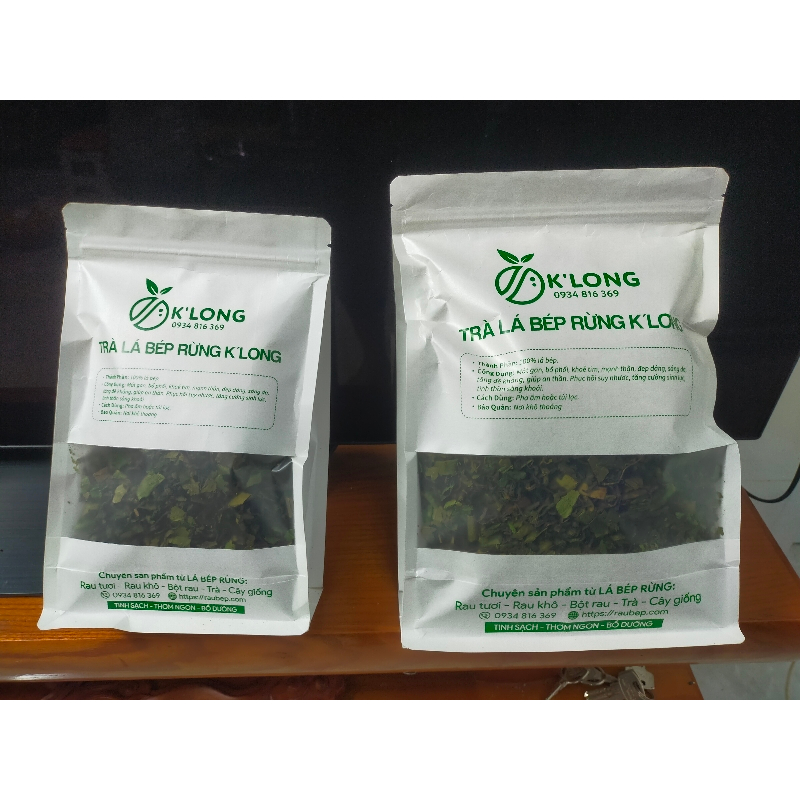 TRÀ LÁ BÉP RỪNG K'LONG - Túi 300gram