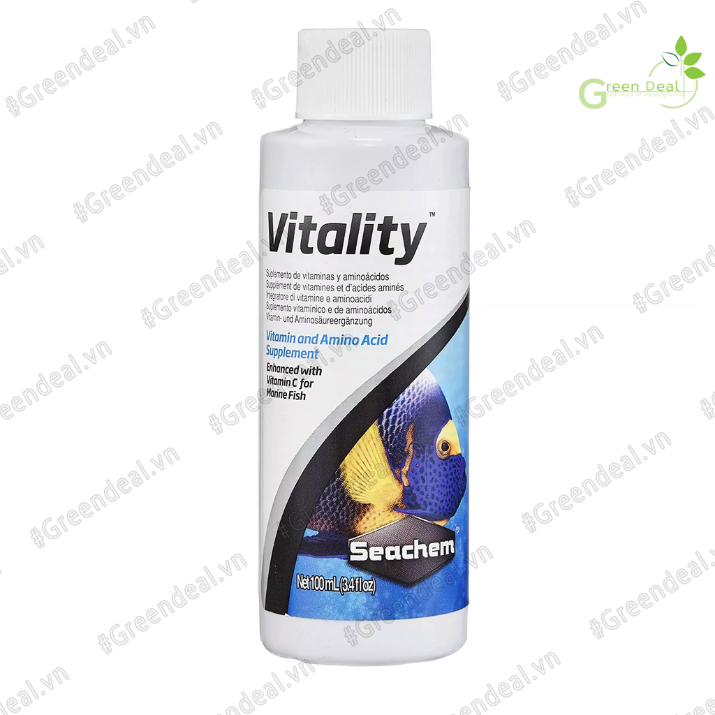SEACHEM - Vitality (Chai 100 ml) | Dinh dưỡng toàn diện cho cá biển