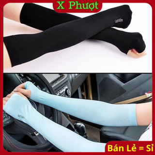 Bộ 2 Ống Tay Chống Nắng, Găng Tay Chống Nắng Hàn Quốc Let's slim