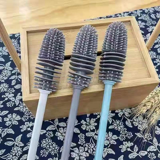 Cọ Rửa Ly , Bình Nước , Bình Sữa Silicon Cán Dài