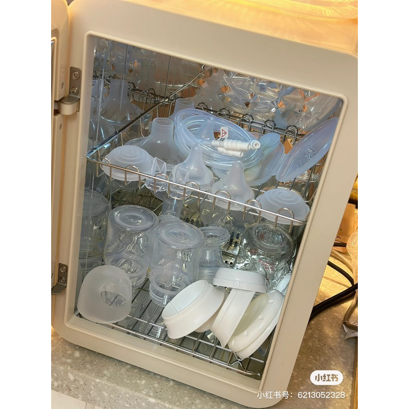 PHIÊN BẢN MỚI Máy Tiệt Trùng Sấy Khô UV BABYCOLOR 22L 38 Đèn Led - Cáo Đeo Nơ