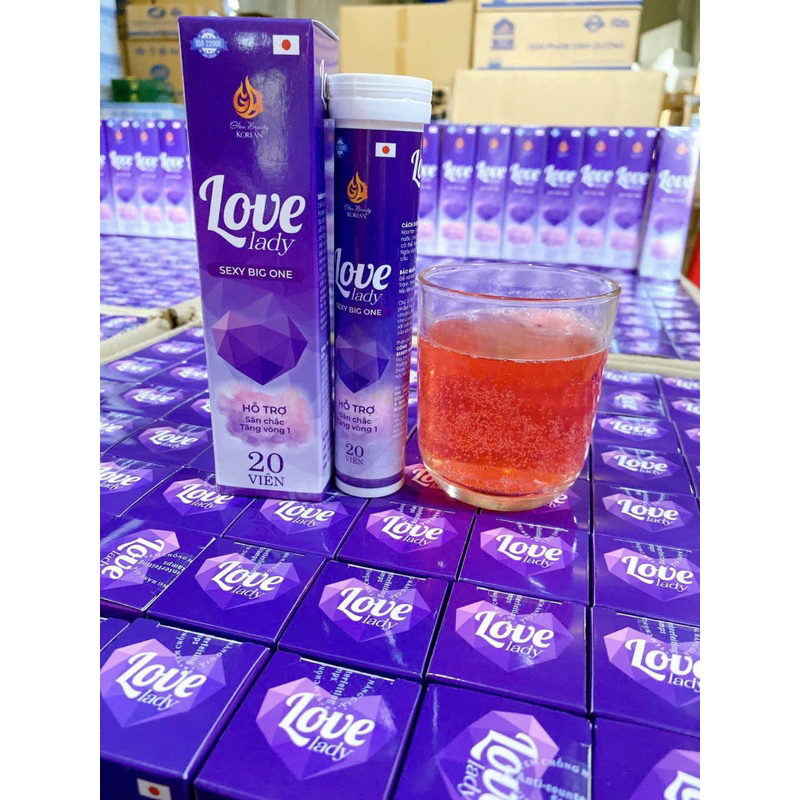 Viên Sủi Nở Ngực Love Lady Hỗ Trợ Săn Chắc Tăng Size Vòng 1 20 viên