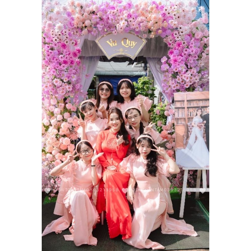 Cho thuê áo dài bê tráp chỉ 90k