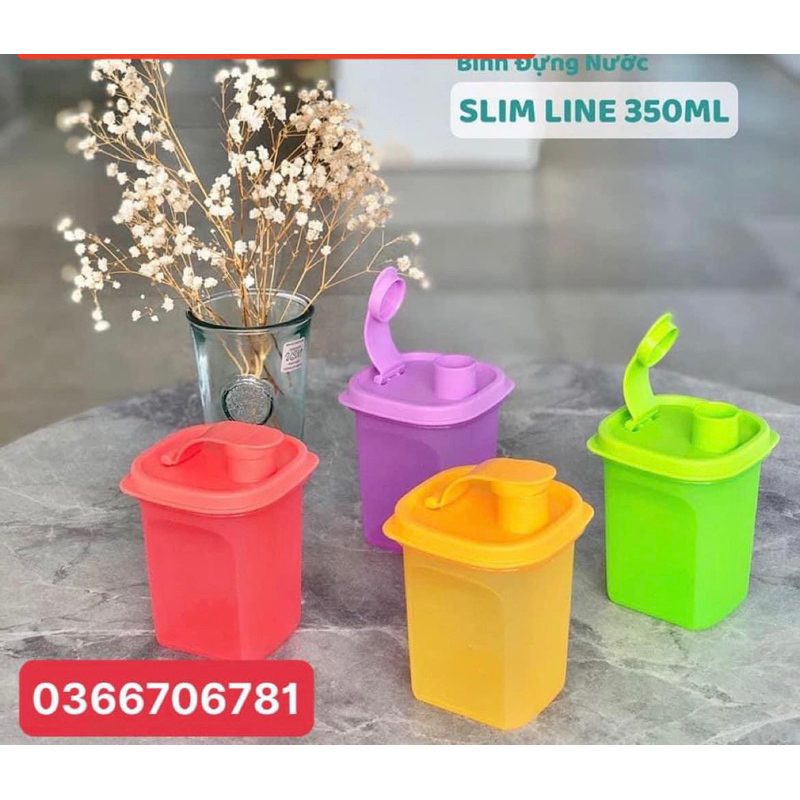 Set 4 bình Slim 350ml