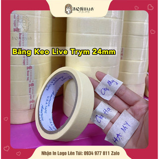 Băng keo giấy live trym 24mm