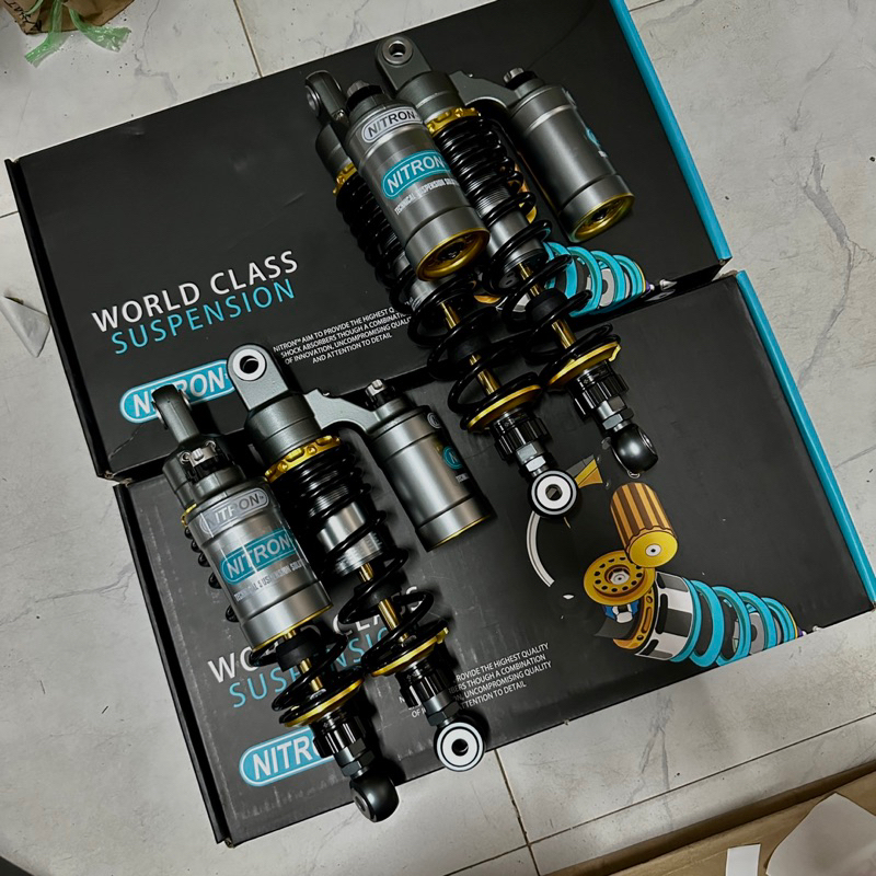 Phuộc nitron bình dầu gắn sirius jupiter taurus cub 280mm...