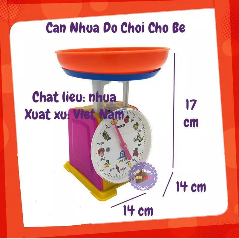 Cân nhựa đồ chơl