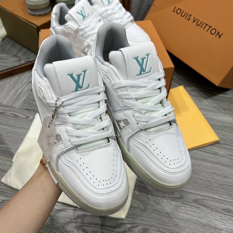 GIÀY L’V #54 WHITE GREEN LAI AU SC