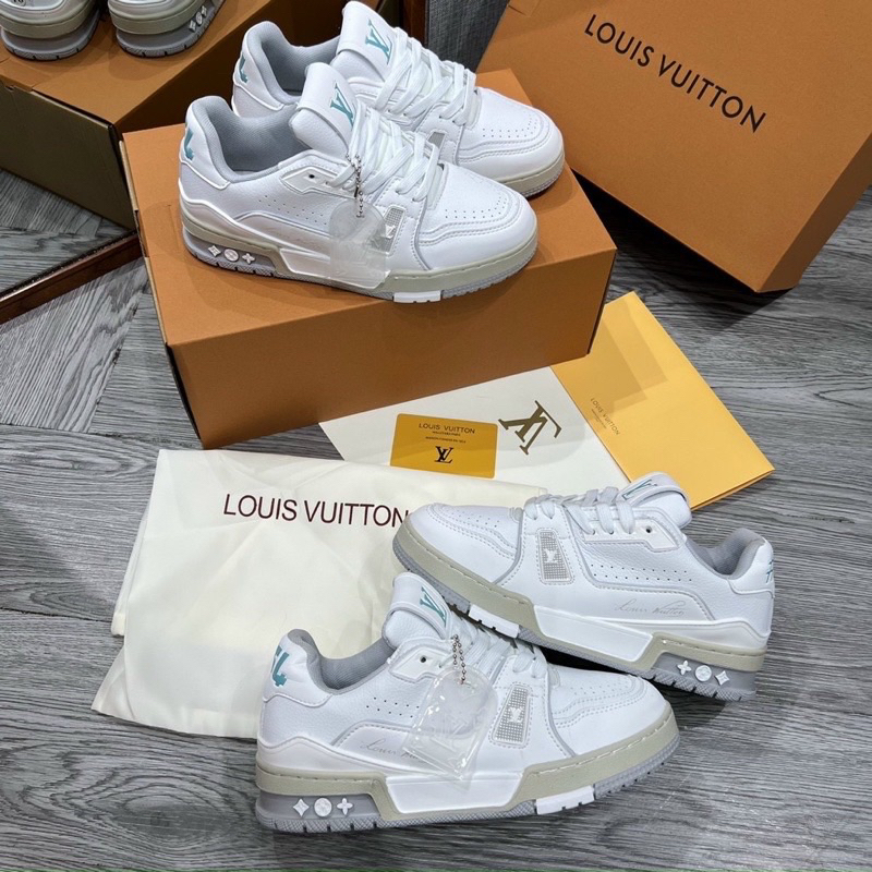 GIÀY L’V #54 WHITE GREEN LAI AU SC