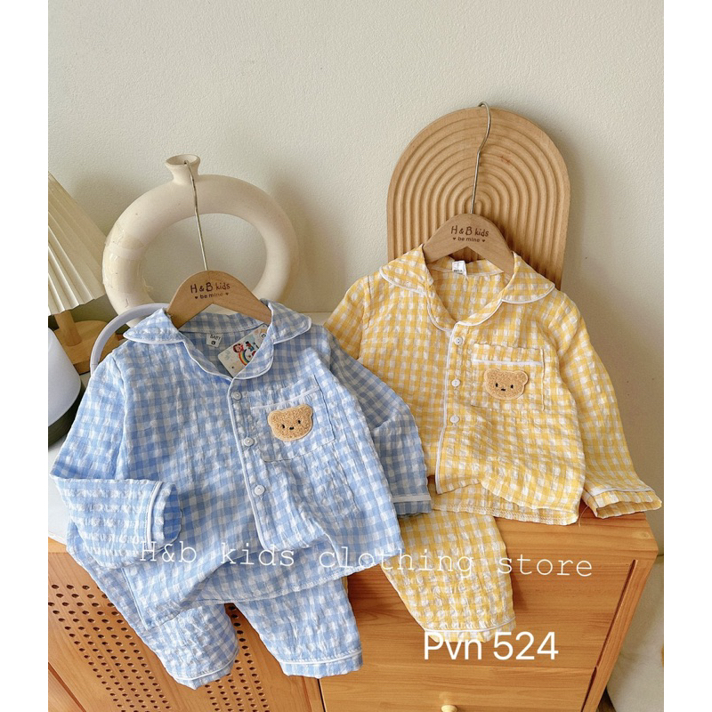 Bộ pijama bé trai bé gái